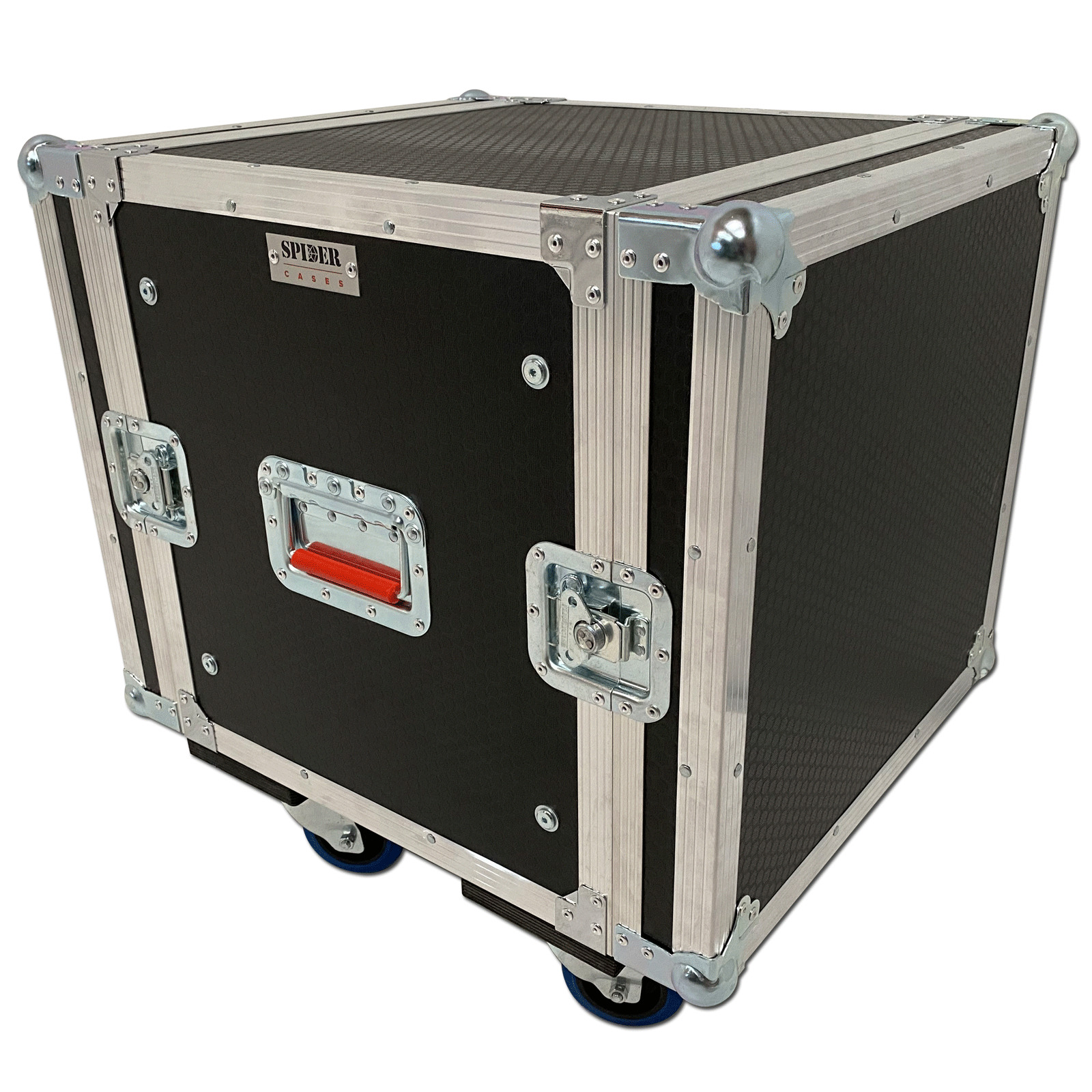 Spider 10u Rackmount Flight Case On Castors